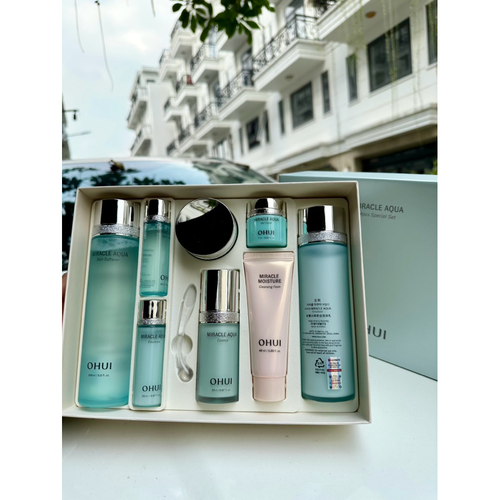 (Tem LG ViNa) -Date 5/2028- Set dưỡng cấp ẩm sâu OHUI Miracle Aqua