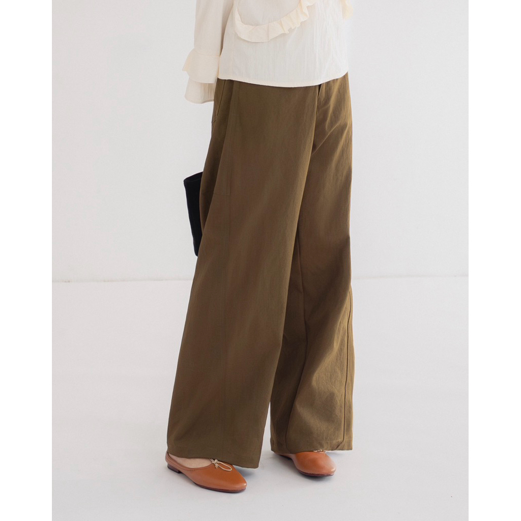 DOB - Quần kaki nữ ống suông dáng dài basic | Nan Trousers | | BigBuy360 - bigbuy360.vn