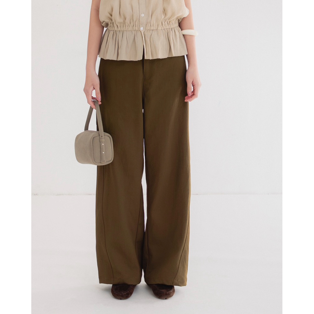 DOB - Quần kaki nữ ống suông dáng dài basic | Nan Trousers | | BigBuy360 - bigbuy360.vn