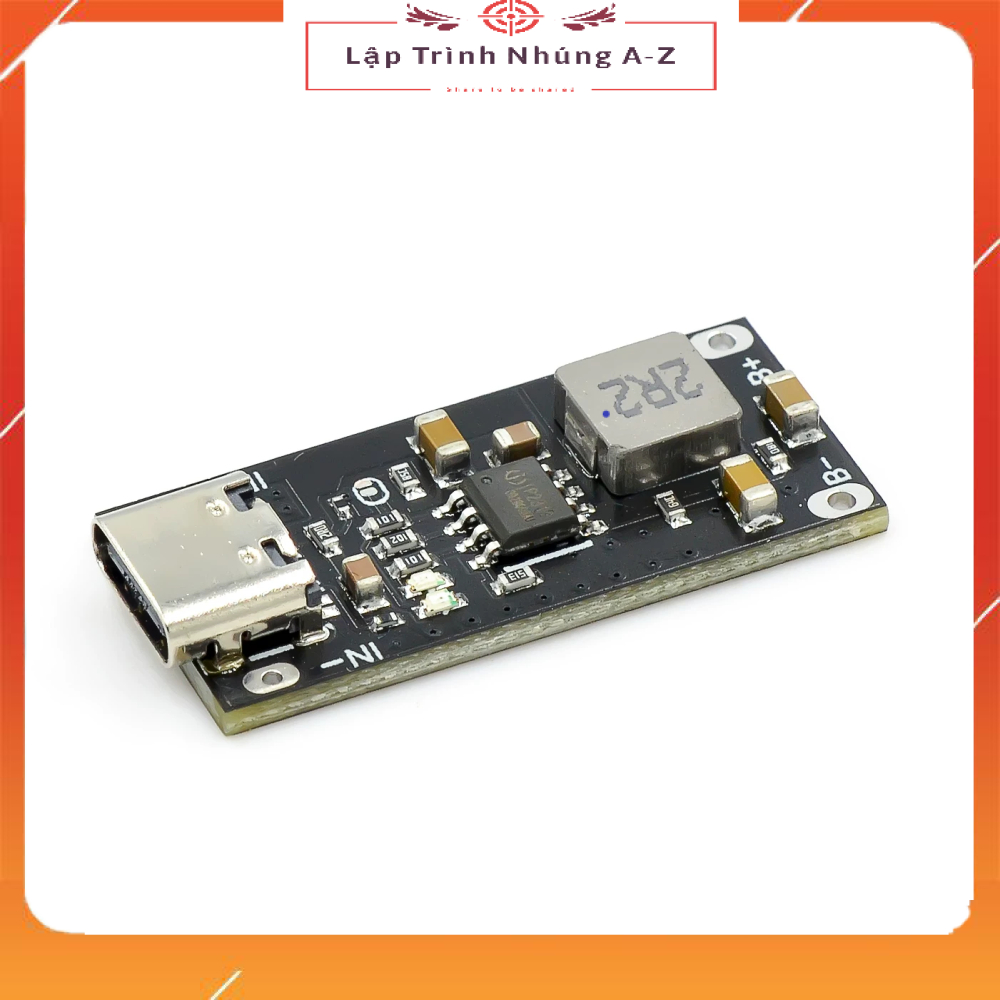 [Lập Trình Nhúng A-Z][G97] Mạch Sạc Pin Lithium IP2312 3A 5V Sang 4.2V 4.35V Type C