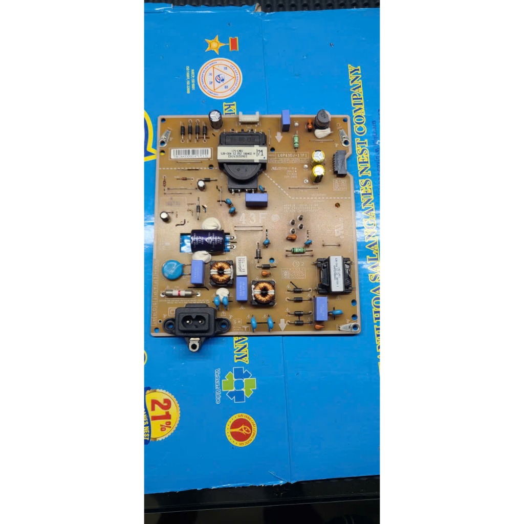 Bo nguồn LG 43in ( không rỏ model ) bán xác lấy linh kiện