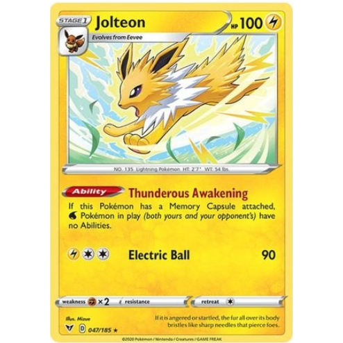 [Thẻ bài Pokemon TCG] Jolteon - 047/185 - Rare