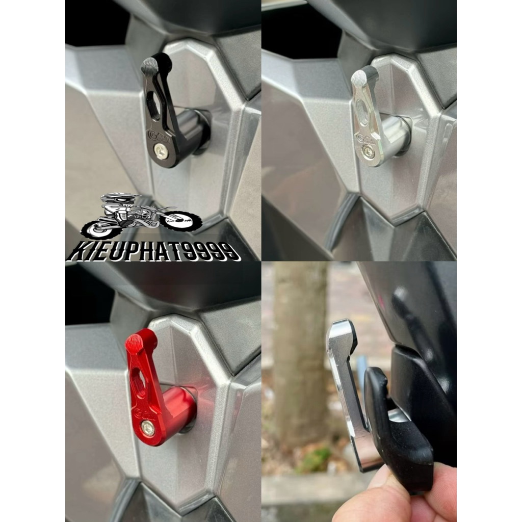 Móc treo đồ xe máy nhôm CNC Gcraft Giá 1 cái