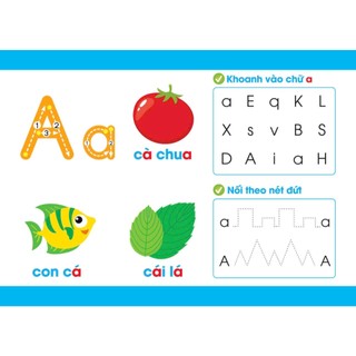 Flash card 32 Thẻ Tô - Vẽ - Viết Xóa Thông Minh Bé Học Chữ Cái Chữ Số