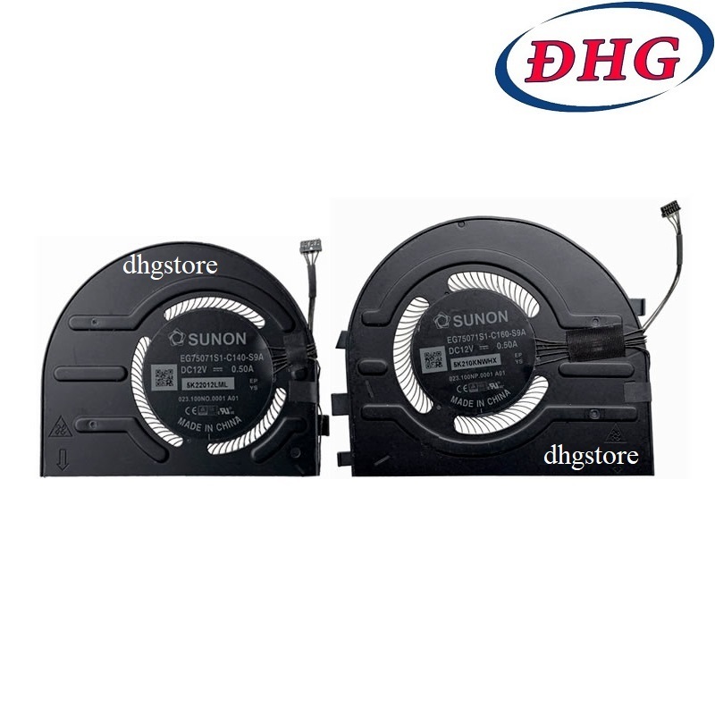 Fan quạt tản nhiệt CPU-GPU laptop Lenovo ThinkPad P1 Gen 4, X1 Extreme 4th Gen 4, VGA RTX A1000 A200