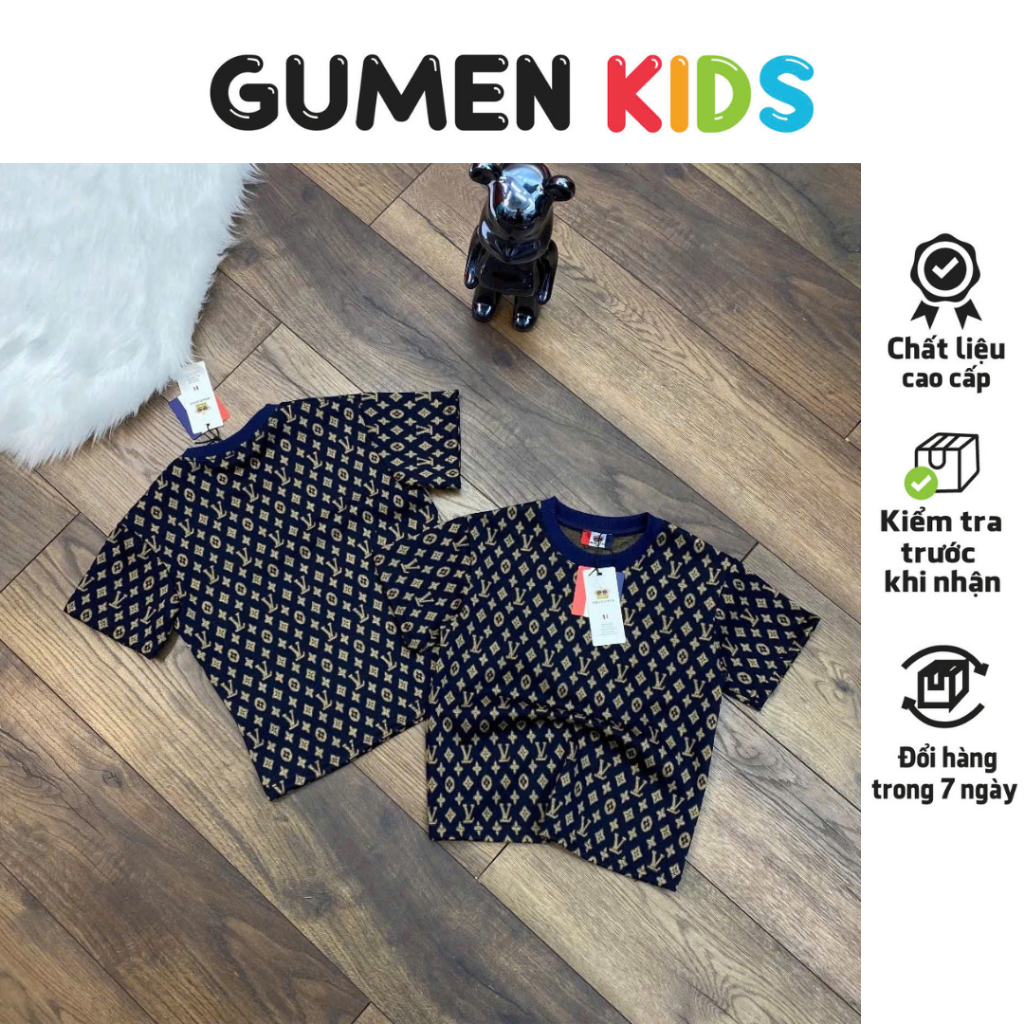 Ao Phong Be Trai Nam Logo Nau Hot Hit - Ao Phong Be Trai Cao Cap