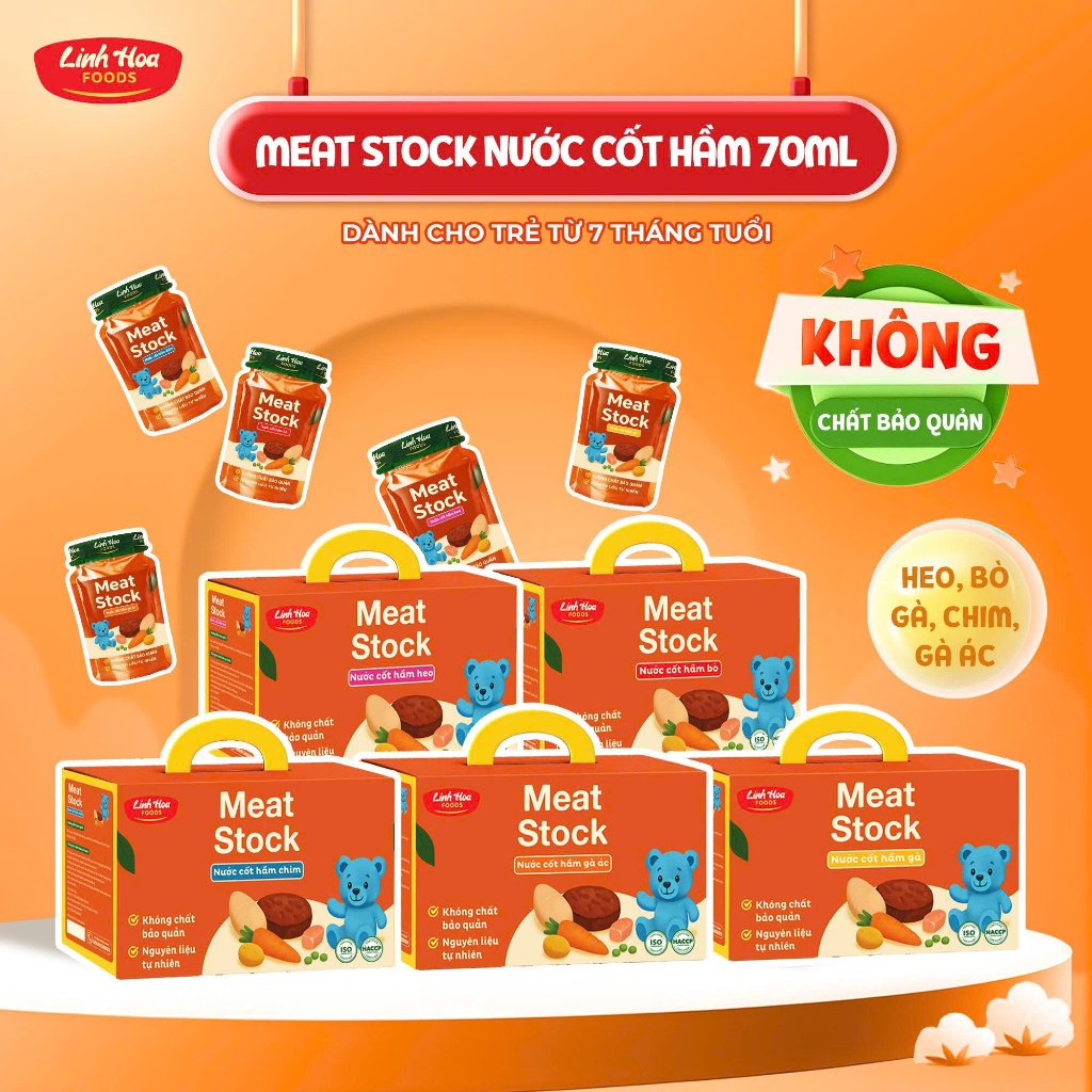 [Meat stock] Nước cốt hầm 70ml - LINH HOA FOODS