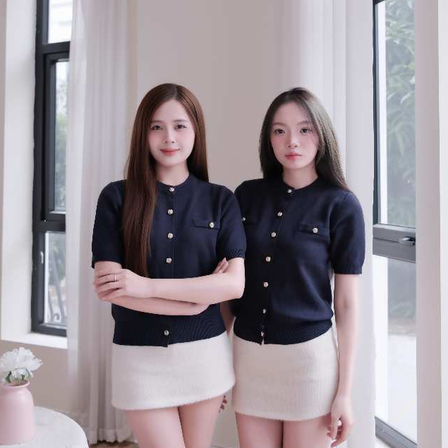 Ao len dệt kim siêu sang chảnh, Áo len cao cấp hồng pastel - Áo Len Siêu Đẹp Siêu HOTHIT Dễ Phối đồ 