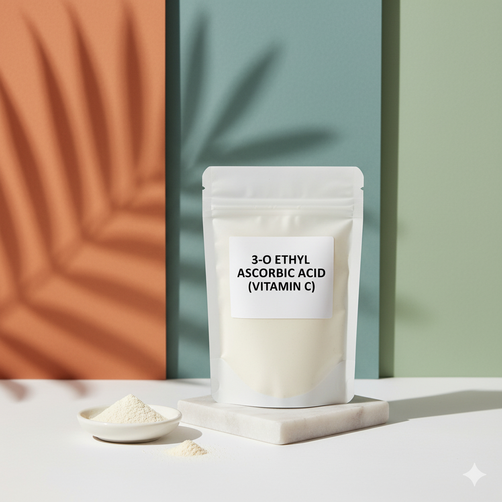 Hoạt chất trắng da, chống lão hóa 𝟯-𝗢-𝗘𝘁𝗵𝘆𝗹 𝗔𝘀𝗰𝗼𝗿𝗯𝗶𝗰 𝗔𝗰𝗶𝗱 (𝗘𝗔𝗔) dùng trong serum, kem dưỡng - CTA