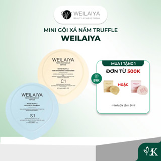  Dầu gội xả tóc Weilaiya chiết xuất nấm Truffle chống lão hóa da đầu và mềm mượt tóc size du lịch 14g 