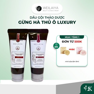  Dầu gội gừng thảo mộc Weilaiya Luxury 20ml cho da khô ngứa gàu giúp mọc tóc và ngừa lão hóa da đầu 