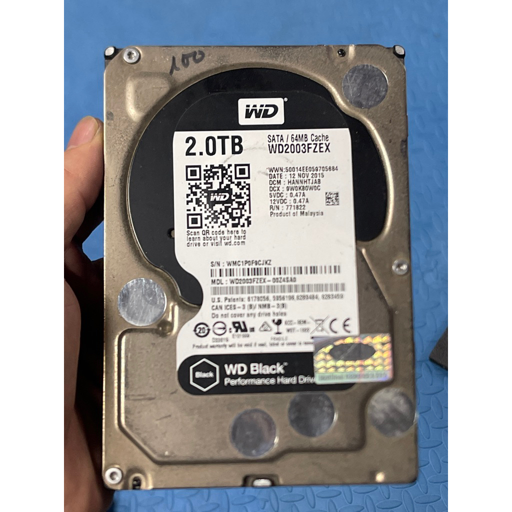 Ổ cứng WD 2Tb black cho máy để bàn