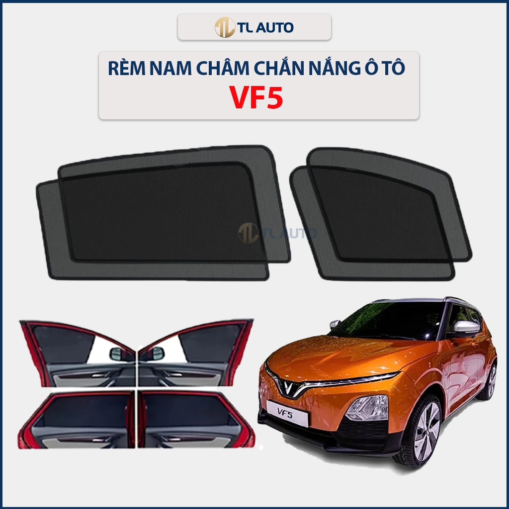 Rèm che nắng cho xe VINFAST VF5 dùng cho cửa kính xe hơi có nam châm