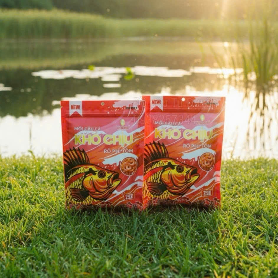 Mồi câu rô phi tôm KHÓ CHỊU- huỳnh nhàn fishing