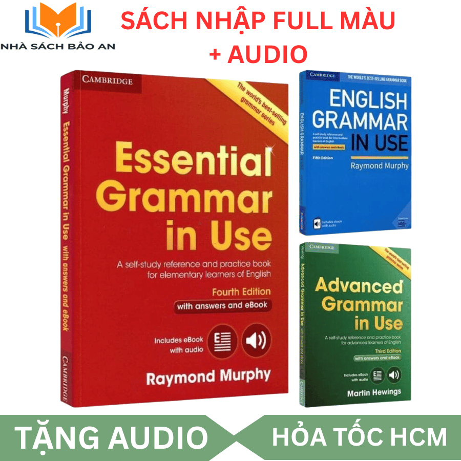 GRAMMAR IN USE - SÁCH NHẬP - BỘ 3 QUYỂN