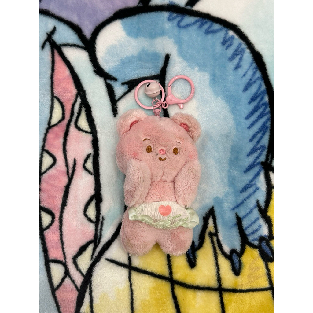 Móc khoá gấu cream bear butter bear 2hand