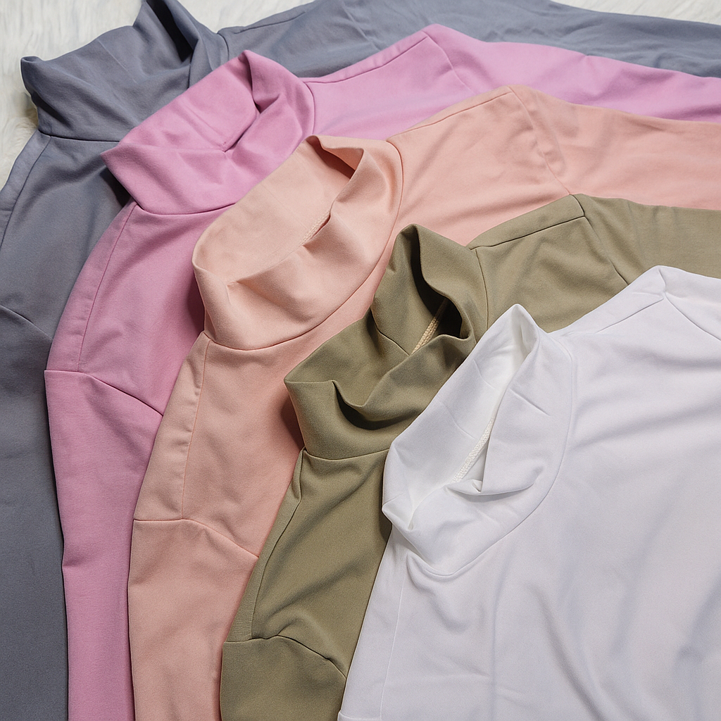 Áo giữ nhiệt cổ 5 phân cao cấp ONAIR, vải giữ nhiệt mềm mịn, mỏng ấm, may tỉ mỉ, bền form tôn dáng, 