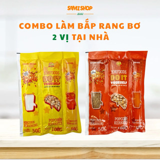 [ GIÁ SỐC ] SET NỔ BỎNG 3 IN 1 TẠI NHÀ TIỆN LỢI túi 200gr  - HMFOODS