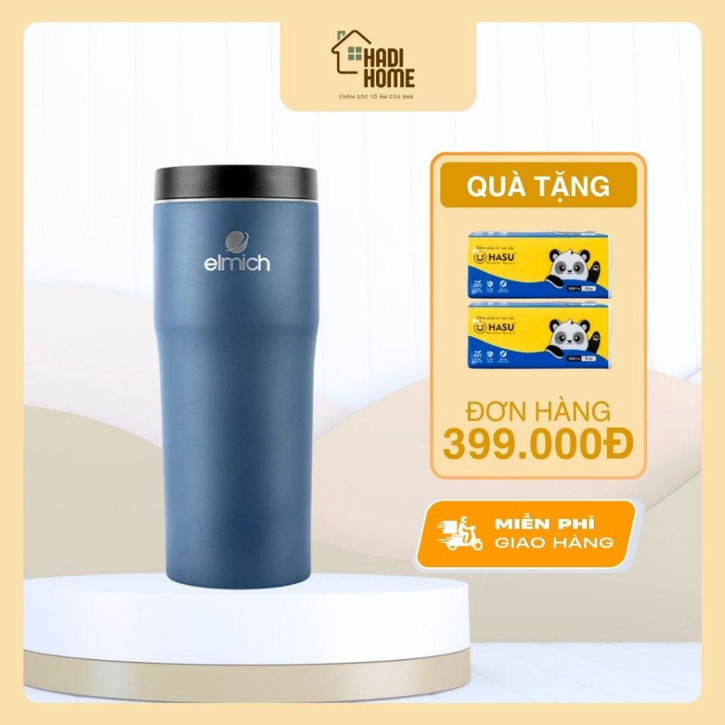 Bình Giữ Nhiệt Inox 304 ELMICH EL-8013OL Dung Tích 480ml 3 Lớp Công Nghệ Mới