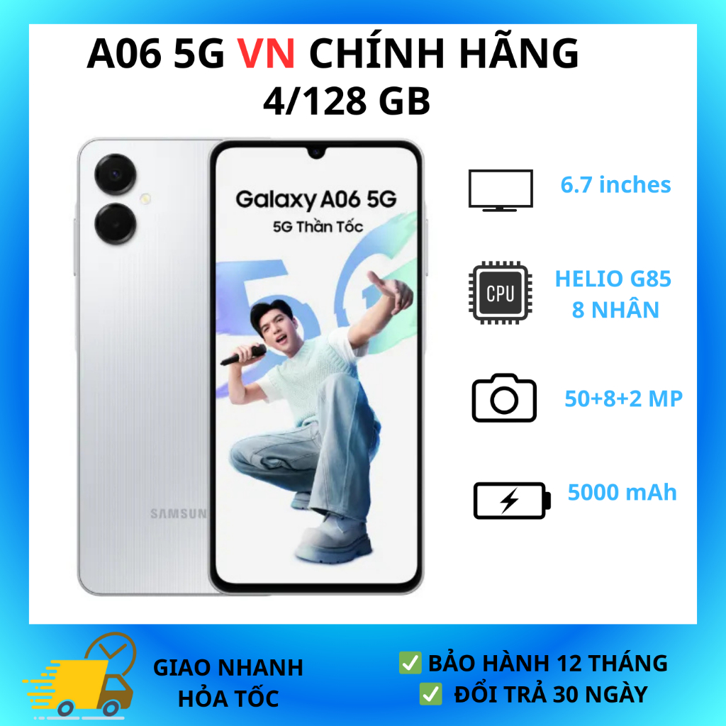 Điện Thoại Samsung Galaxy A06 5G (4/128) - Chính Hãng