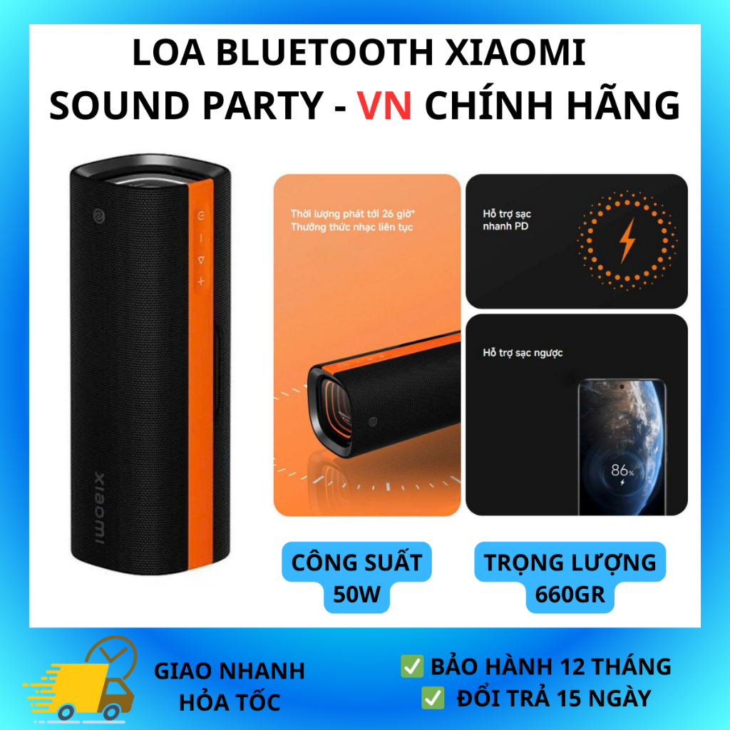 Loa Bluetooth Xiaomi Sound Party 50W - Hàng VN Chính Hãng