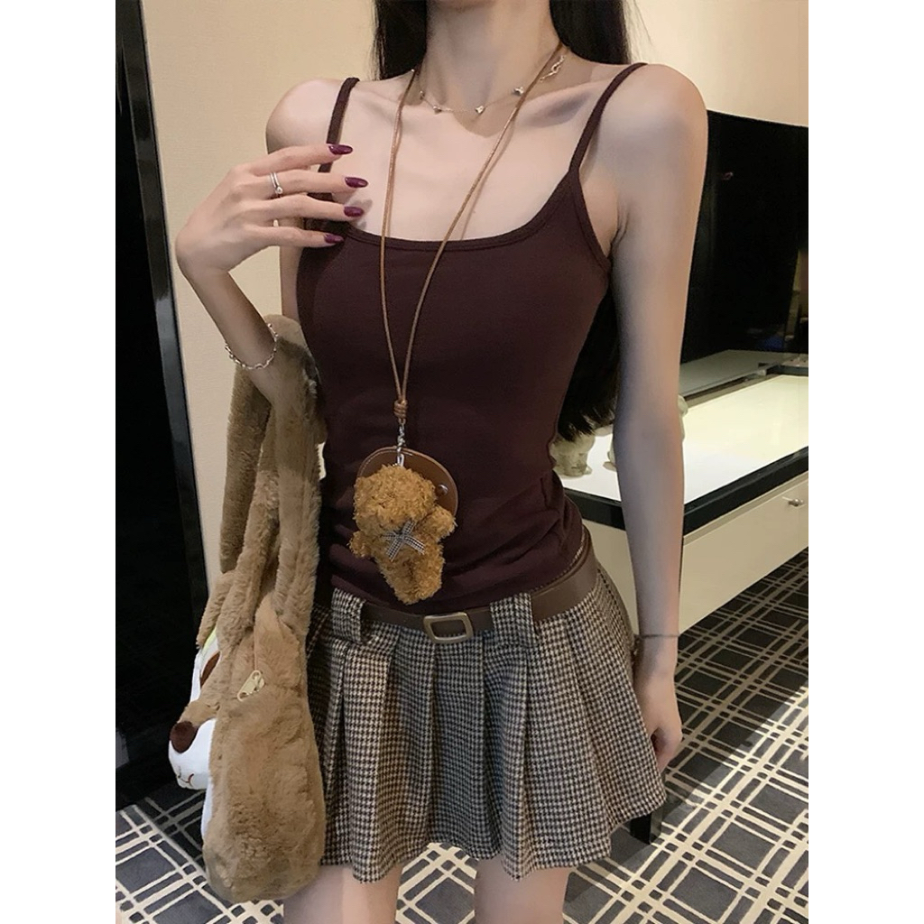 [KÈM MÚT] Áo hai dây nữ basic ôm dáng chất thun cotton mịn tôn dáng  BL24 (Có Bigsize) | BigBuy360 - bigbuy360.vn