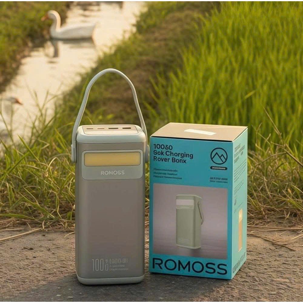 Trạm sạc mini - Sạc dự phòng dung lượng lớn ROMOSS PMT60 – 60.000mAh | 100W sạc nhanh 2 chiều