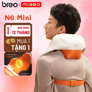  Máy Massage Cổ Vai Gáy Lưng BREO N6 Mini - Êm Ái Không Gây Đau - Kỹ Thuật Y Học Cổ Truyền 