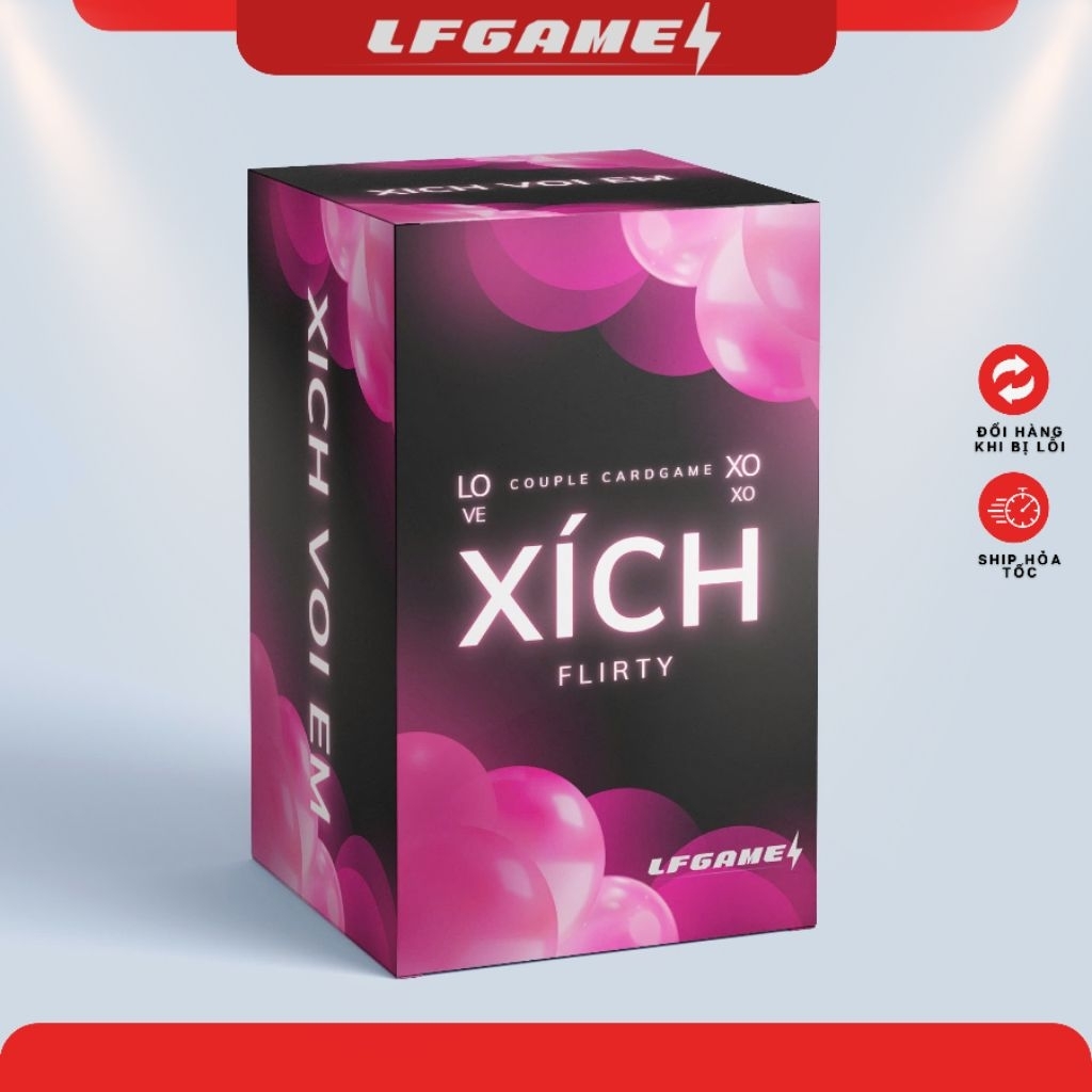 Bộ Bài Tình Yêu drinking game XÍCH cho cặp đôi Bài nhậu hâm nóng tình yêu Couple Game bọc bài bảo vệ