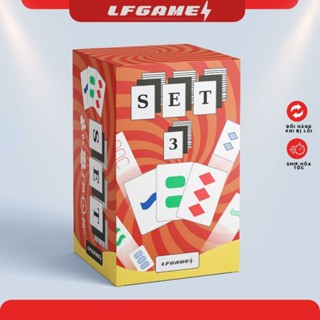  Bộ Trò Chơi board Game BỘ BA SET 3 Trò chơi thẻ bài tìm bộ 3 cho gia đình bạn bè 