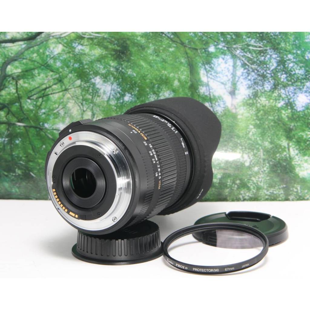 Ống kính Sigma 18-50mm F2.8-4.5 DC HSM canon efs  - 1 chiếc 98%  ko hood - Ống kính Canon EF