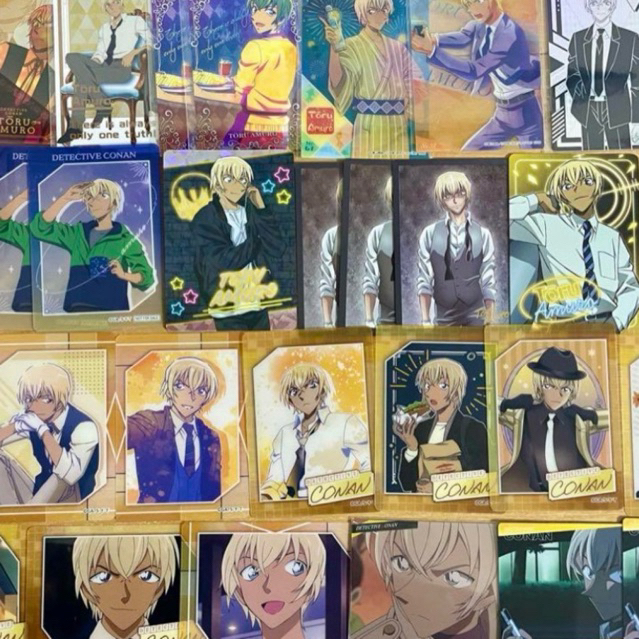 [ TẶNG CARD OFF ] Card Rei, Amuro, Bourbon, Khổng Minh Morofushi Thám Tử Lừng Danh Conan (đọc kĩ mô 