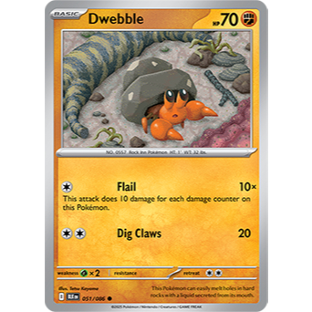 [Pokemon TCG] Thẻ Dwebble - Black Bolt Elite Trainer Box (ETB)