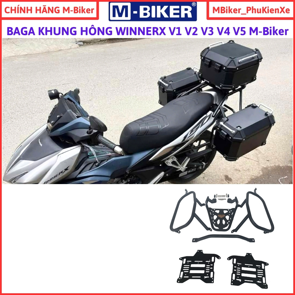 Thùng xe winner, v1 v2 v3 v4, exciter, Thùng winner, thùng nhôm Mbiker, chính hãng mbiker