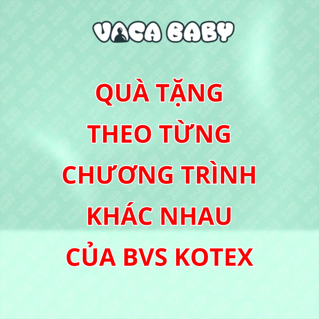 (QUÀ TẶNG KHÔNG BÁN) Quà tặng theo từng chương trình của đơn BVS Kotex
