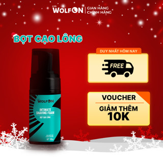  Bọt Cạo Lông LYD Wolf On Dành Cho Nam Và Nữ An Toàn Cho Niêm Mạc Chai 120ml 