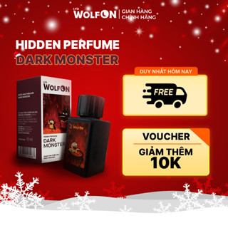 Nước Hoa Thầm Kín Nam Hidden Perfume LYD Wolf ON Dark Monster Lưu Hương Nam Tính Cuốn Hút 10ml 