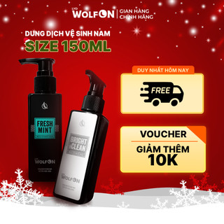  Dung Dịch Vệ Sinh Nam Giới LYD Wolf ON Hương Thơm Nam Tính Làm Sạch Dịu Nhẹ Giúp Khử Mùi 150ml 