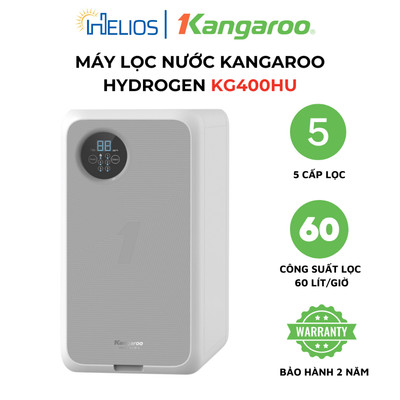 Máy lọc nước để gầm, để bàn Kangaroo Hydrogen KG400HU - Thiết kế sang trọng - Bảo hành chính hãng 2 năm