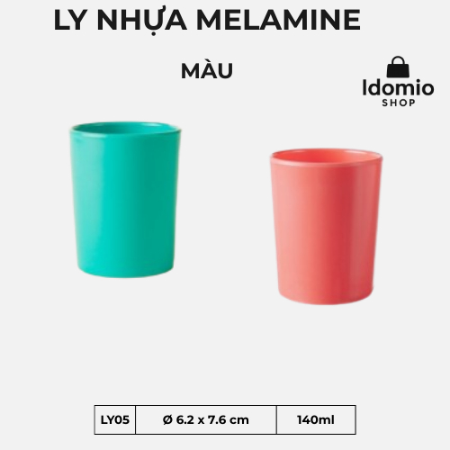 Ly Nhựa Melamine Nhỏ 140ml Màu
