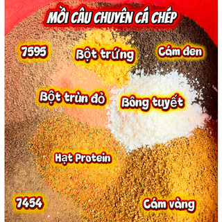 Gói Mồi Câu Cá Chép Hạt Hạt Protein 500gr-mồi chuyên cá chép-MỒI CHUYÊN CHÉP