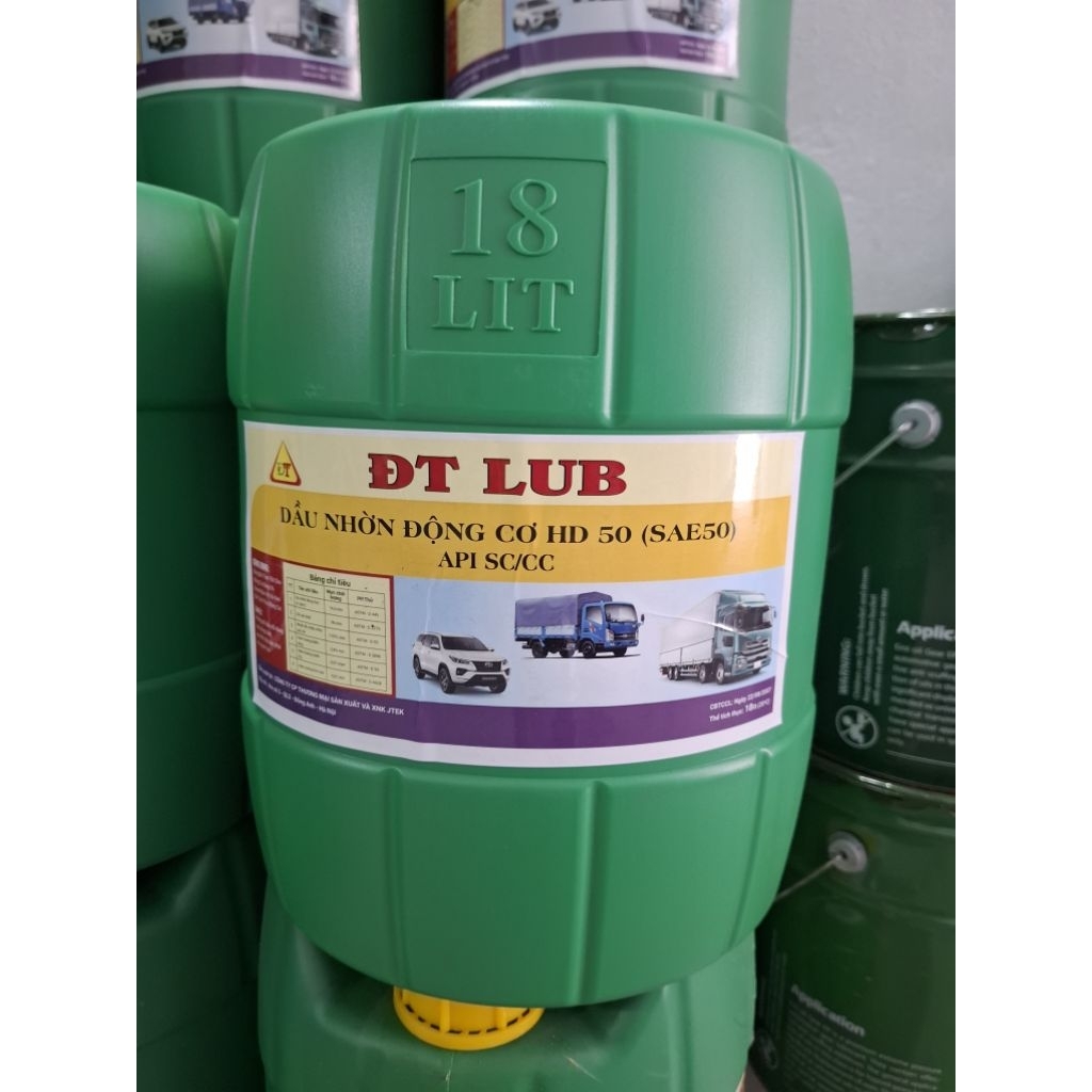 Dầu Nhờn Động Cơ HD50 (SAE50) ĐT LUB