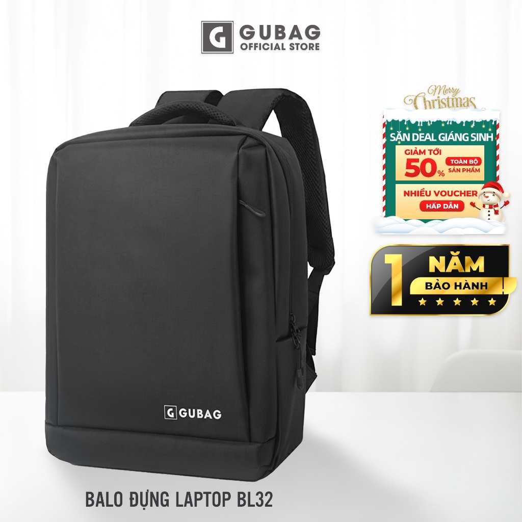 Balo máy tính GUBAG, dành cho người đi làm, công sở, đựng vừa laptop 15,6 inch, nhỏ gọn, chống sốc