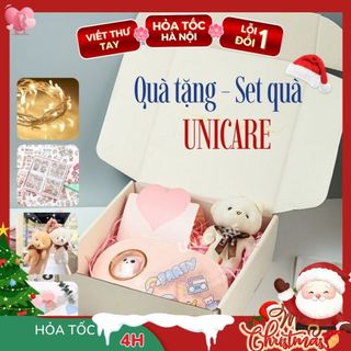  Set quà tặng cho nữ máy massage bụng kinh Unicare máy chườm ấm bụng kinh quà noel cho bạn gá quà sinh nhật cho nữi 
