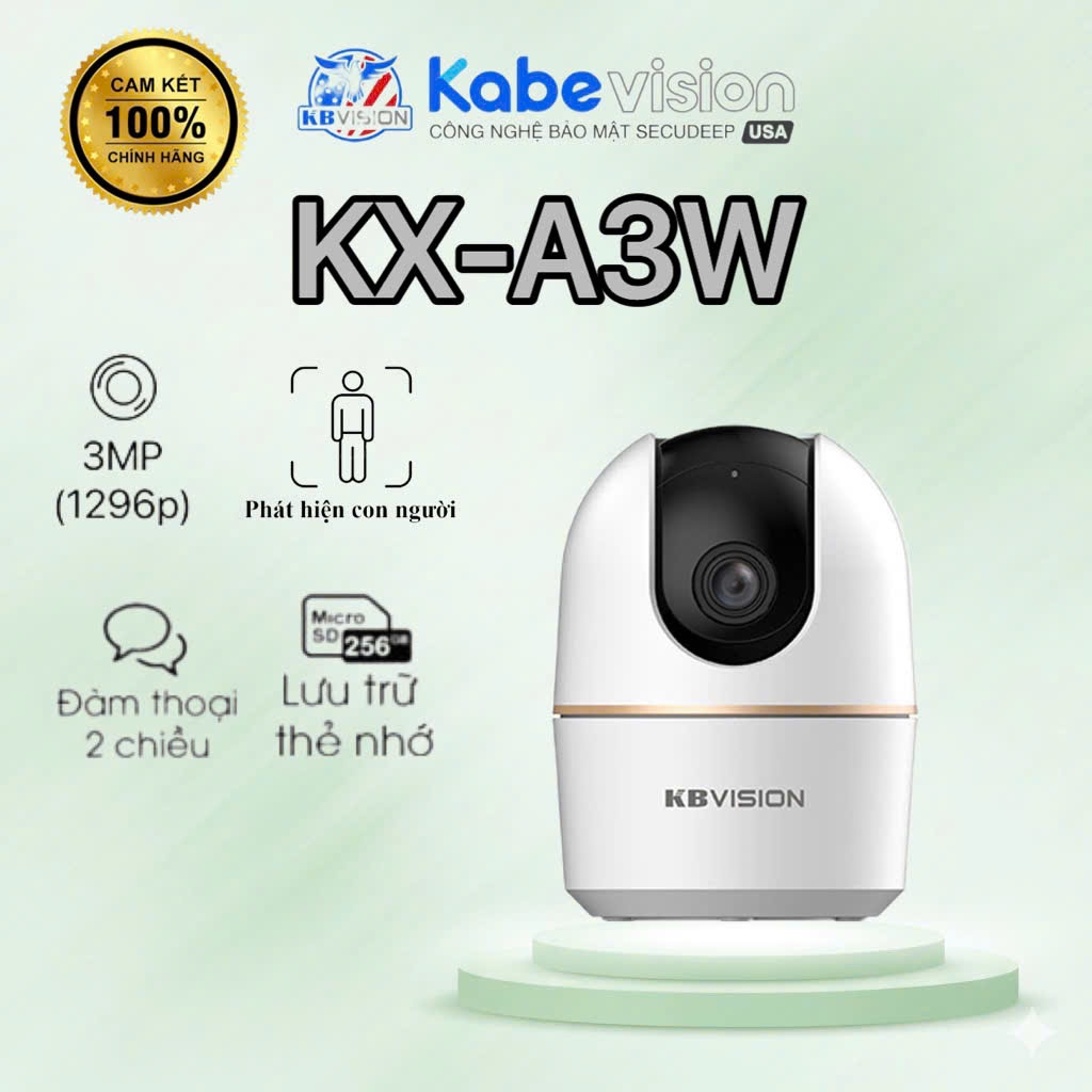 Camera wifi KBVISION KX-A3W quay quét 3MP