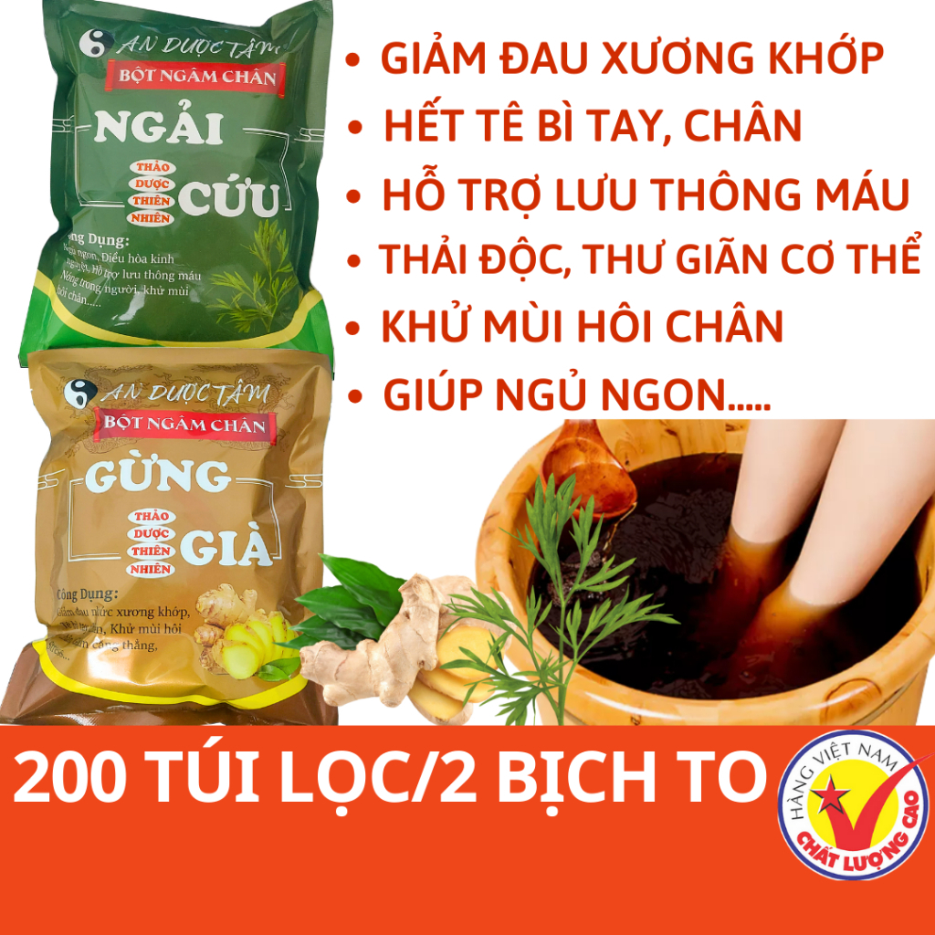 Ngâm Chân Thảo Dược giúp giảm đau nhức xương khớp. cải thiện giấc ngủ. Thảo Dược VIỆT NAM