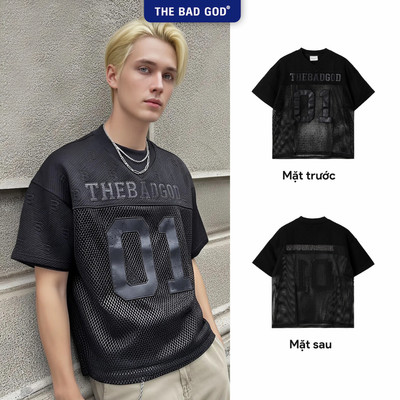 Áo Thun Lưới Nam Nữ The Bad God Brian Jersey Local Brand Form Boxy
