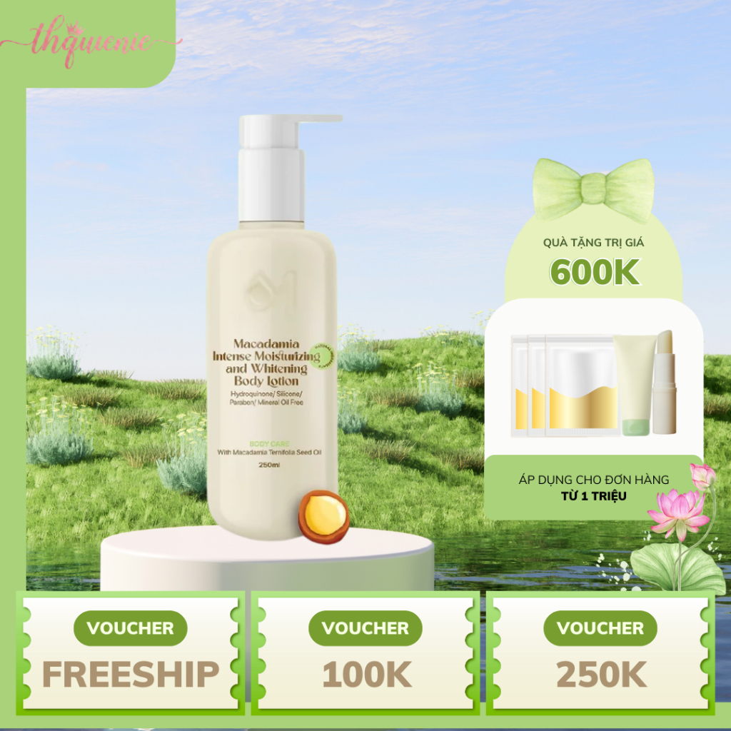 Sữa Dưỡng Thể Body Lotion Mắc Ca MACALAND 250ml Dưỡng Ẩm, Sáng Da, Lưu Hương Thơm Dịu Nhẹ