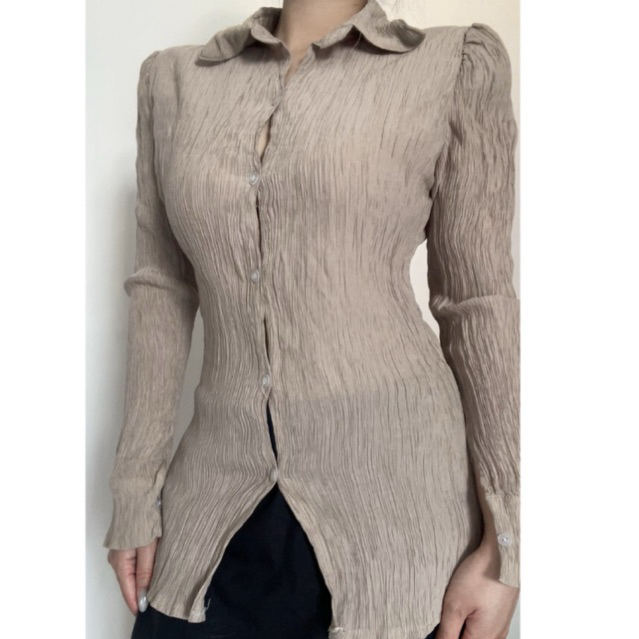 Pass [thanh lý] Áo somi Up. Studio (ảnh thật)