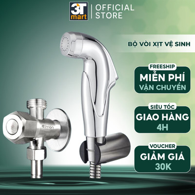Bộ vòi xịt vệ sinh cao cấp C'mon VX-04